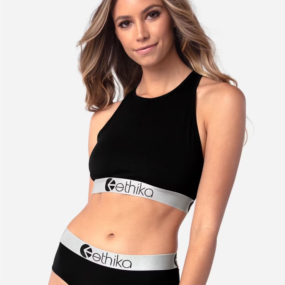 Ethika Women's Black Intimates Set
